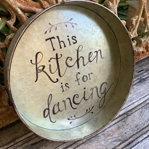 This Kitchen is for Dancing Serving Tray / Decoration - Picture 3 of 7